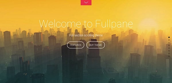 Découvrez le thème WordPress Responsive Fullpane