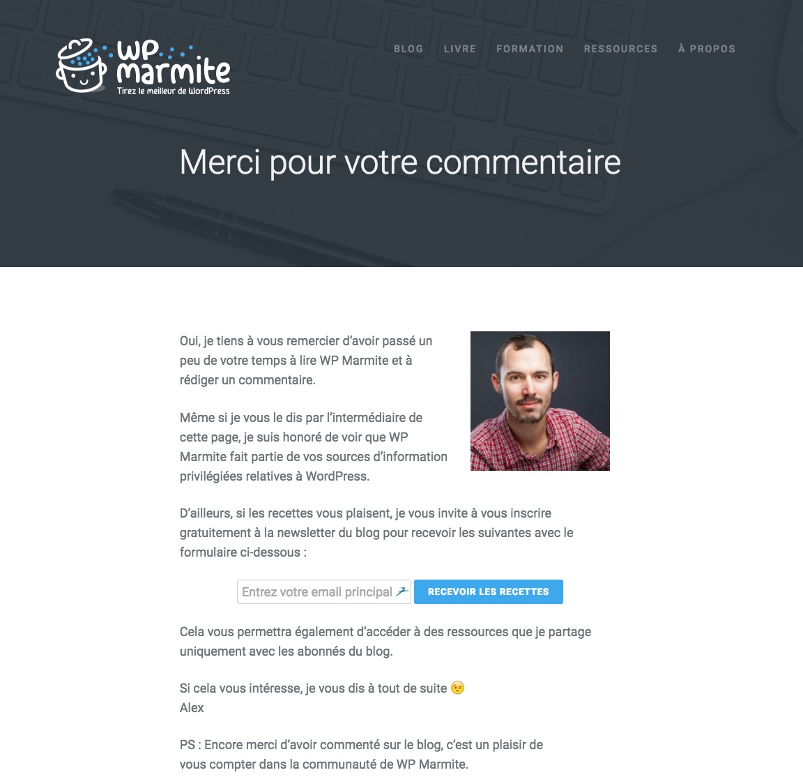 Merci pour votre commentaire