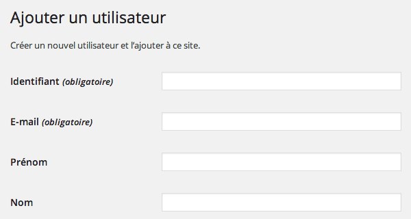 Choisissez un identifiant compliqué