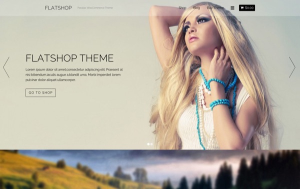 Le template WordPress Flatshop