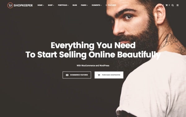 Le thème WP Shopkeeper