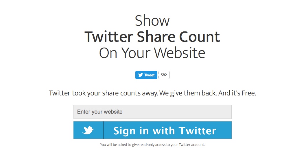 Retrouver les compteurs Twitter