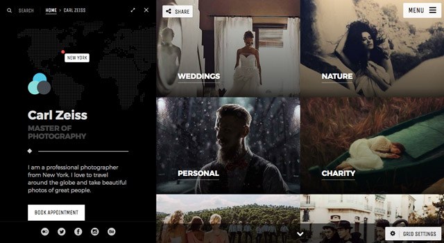 Le template WordPress Photography