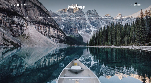 Le thème WP PhotoMe