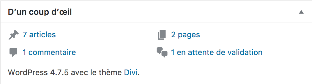 un coup d'oeil wpmarmite