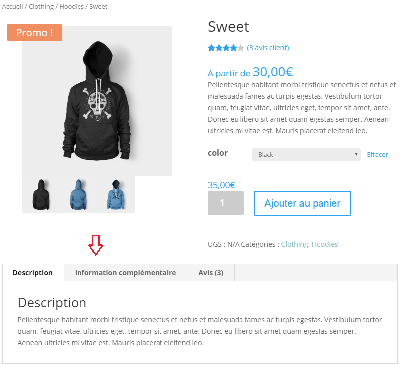 descriptions produits woocommerce snippet wpmarmite