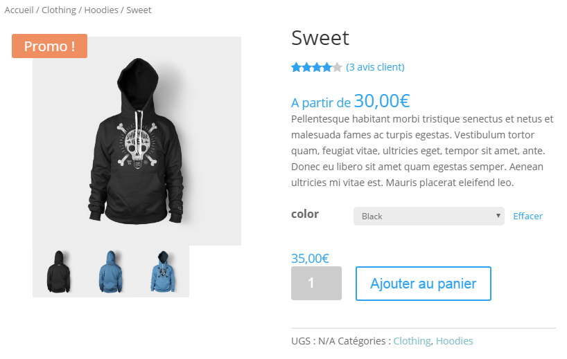woocommerce prix a partir de snippet wpmarmite