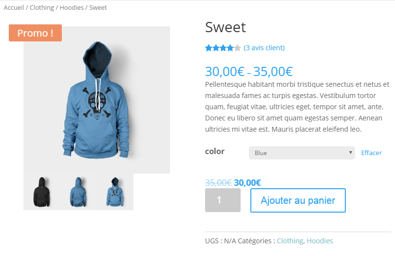 woocommerce produits variables snippet wpmarmite