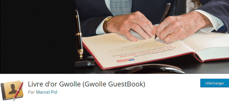 Plugin WordPress Livre D'or Gwolle (Gwolle Guestbook)