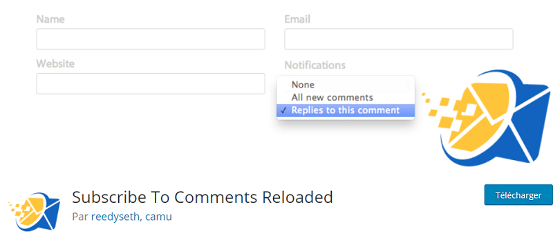 Plugin WordPress Suscribe to Comments Reloaded