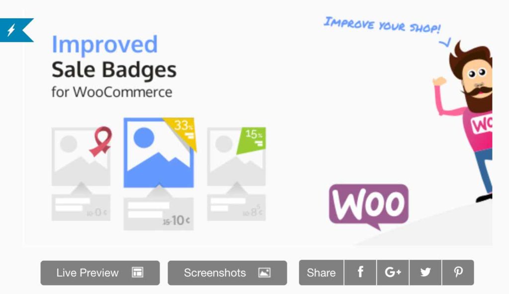 Improved Sales badges