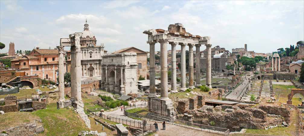 Le forum à l'époque romaine.