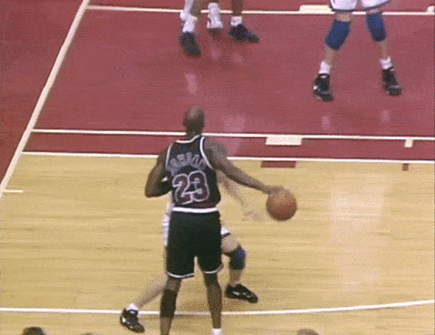 Basketball player Michael Jordan