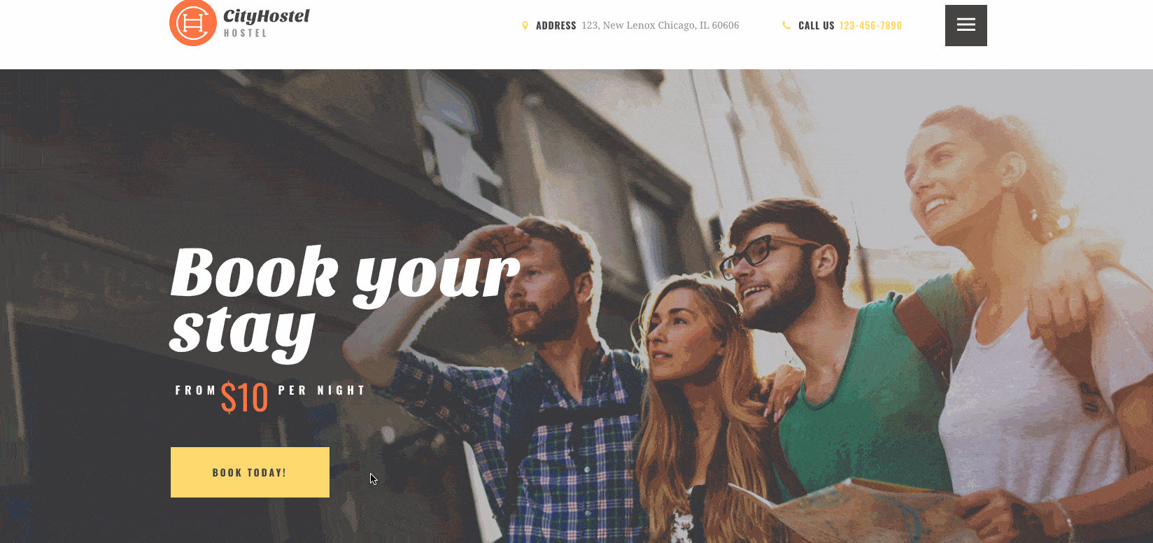 Le template City Hostel