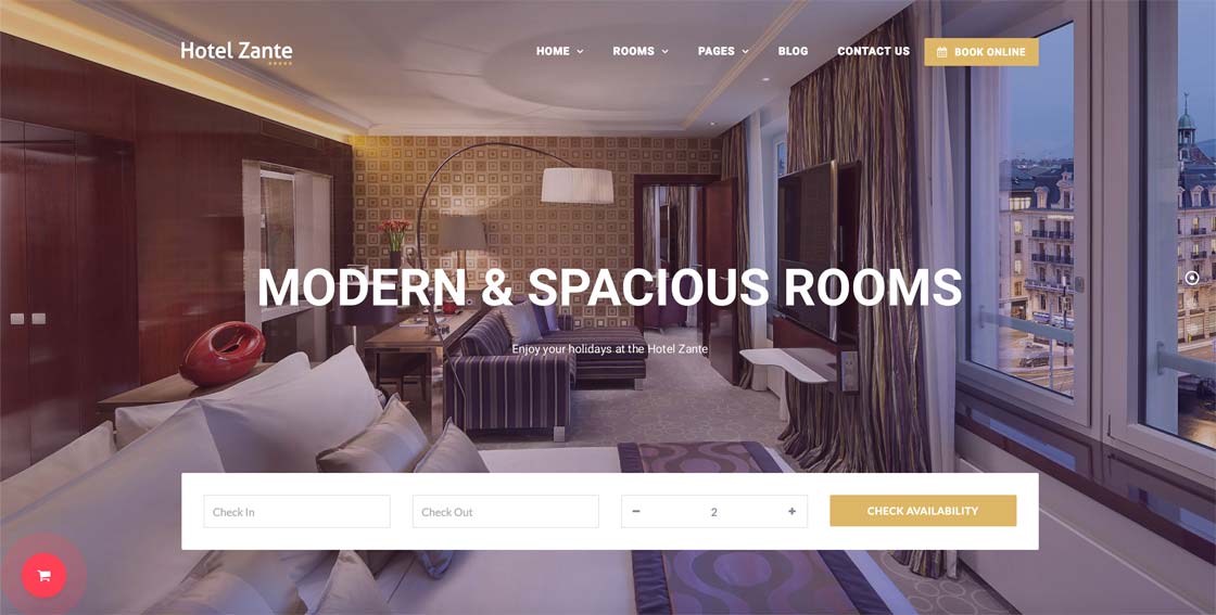 Hotel Zante template