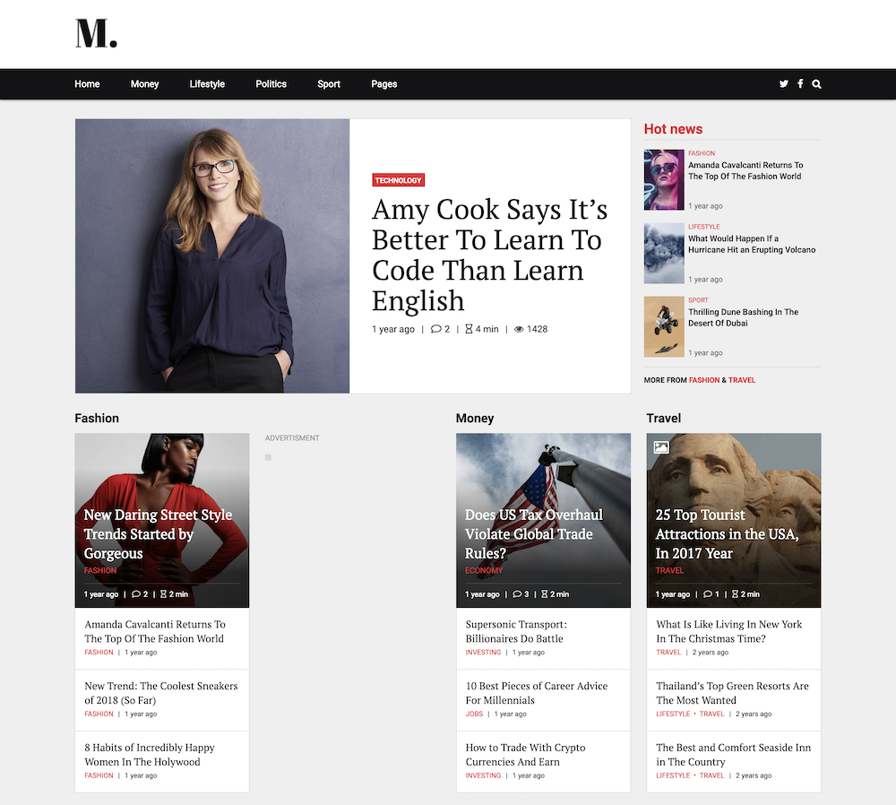 Newstar, le thème-phare pour créer votre magazine chic ?