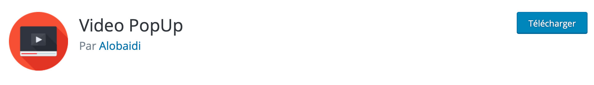 Video PopUp sur le répertoire officiel