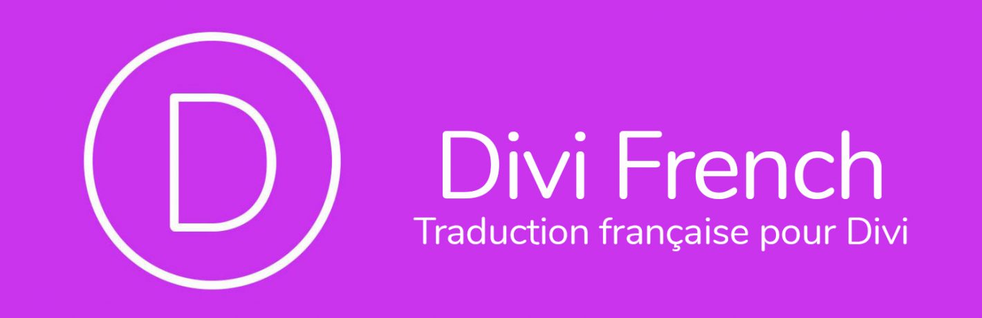 Logo de Divi French, les traductions françaises de Divi par FX Bénard