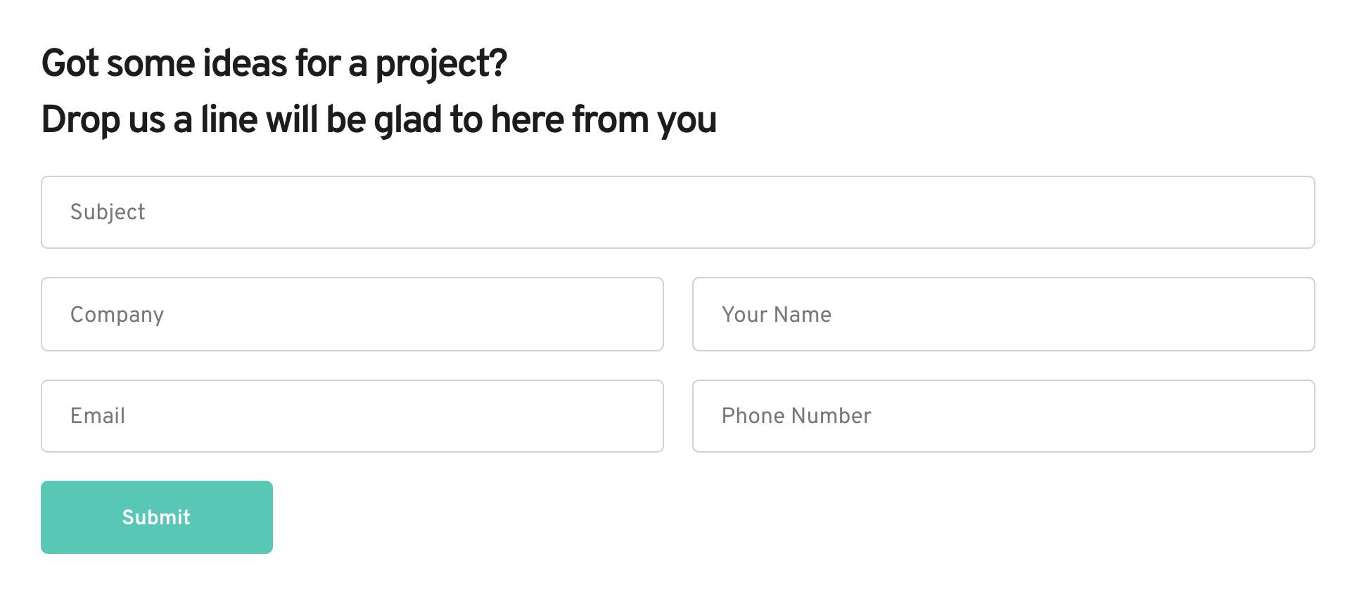 Un bloc sur Brizy builder.