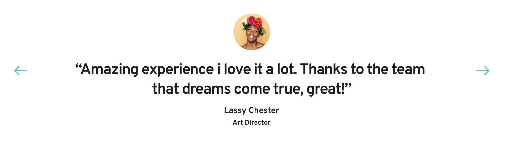 L'un des blocs Témoignage.