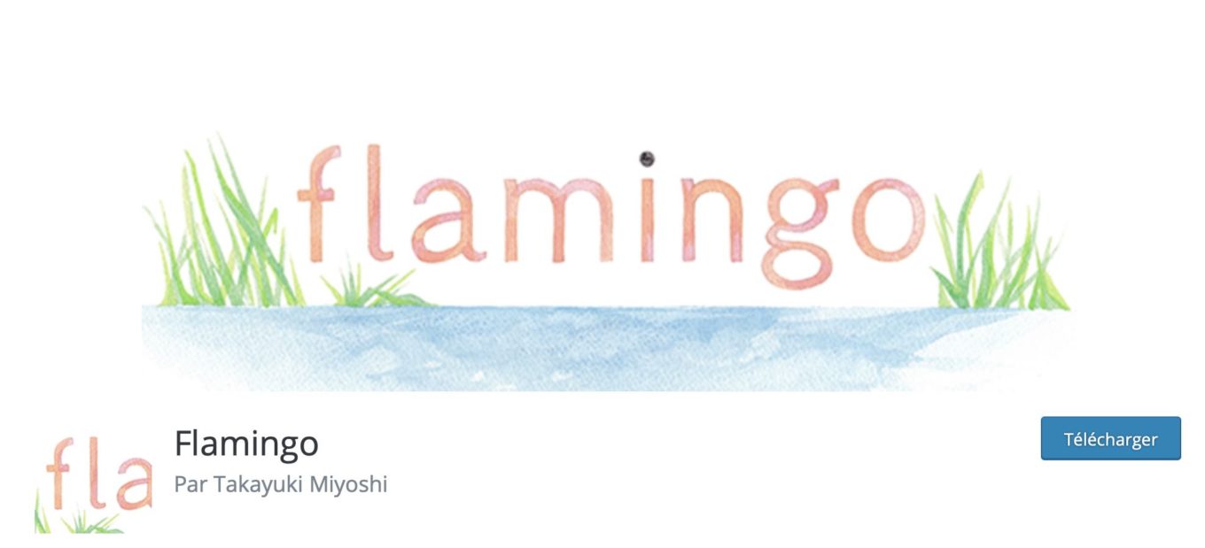 L'extension Flamingo sur le répertoire officiel