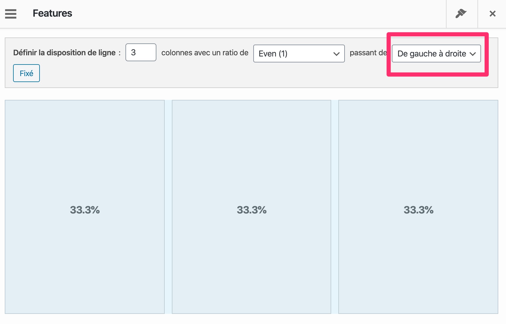 Le responsive de gauche à droite