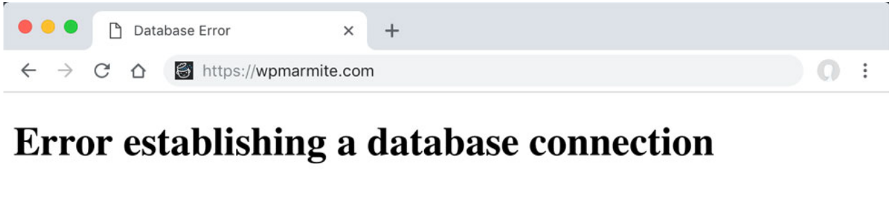 Erreur de connexion à la base de données.