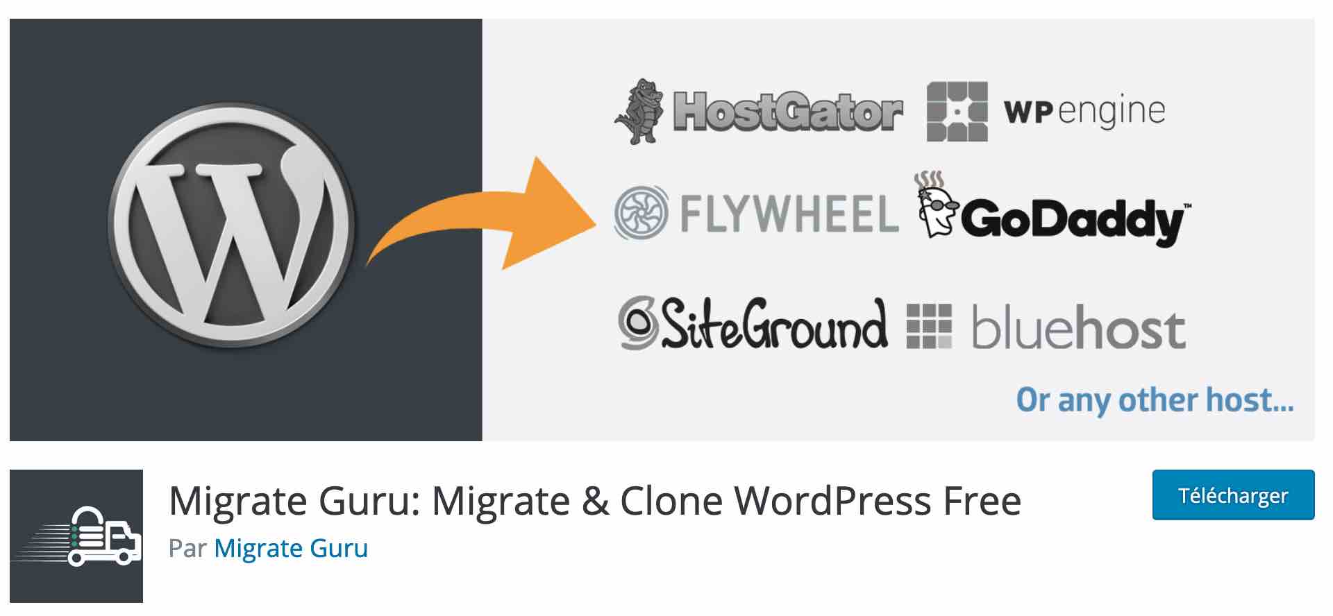 Migrate Guru sur le répertoire officiel WordPress.