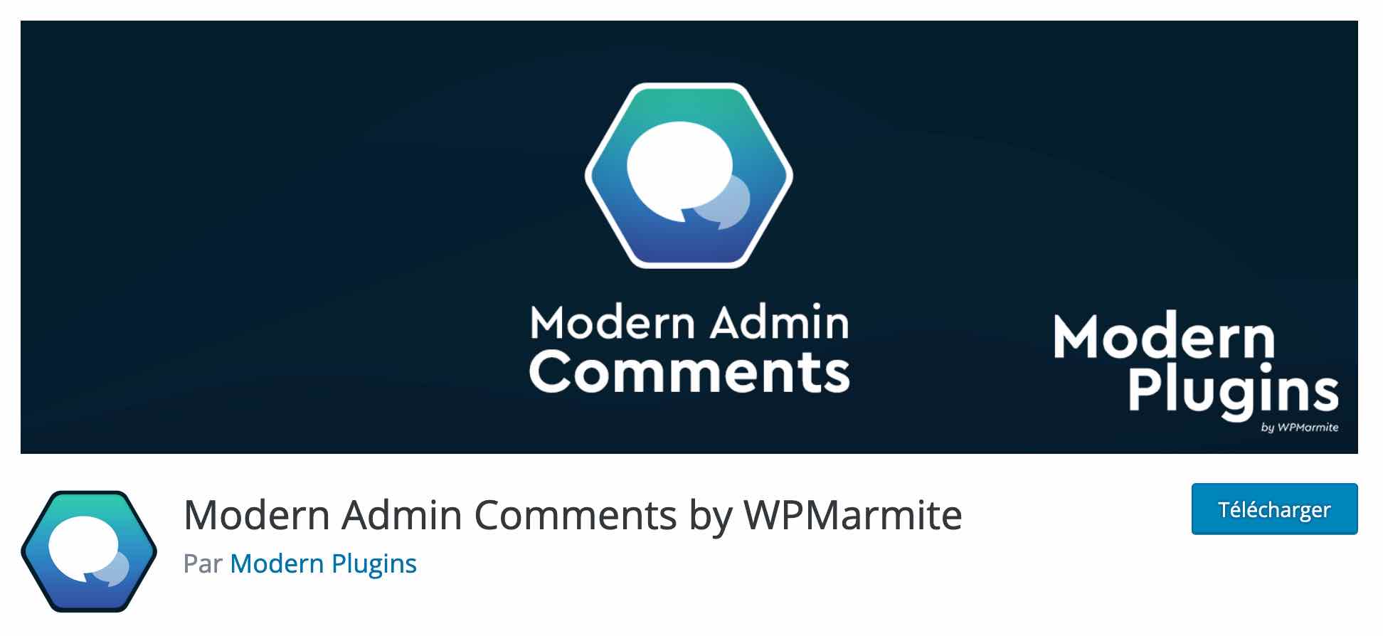 Modern Admin Comments