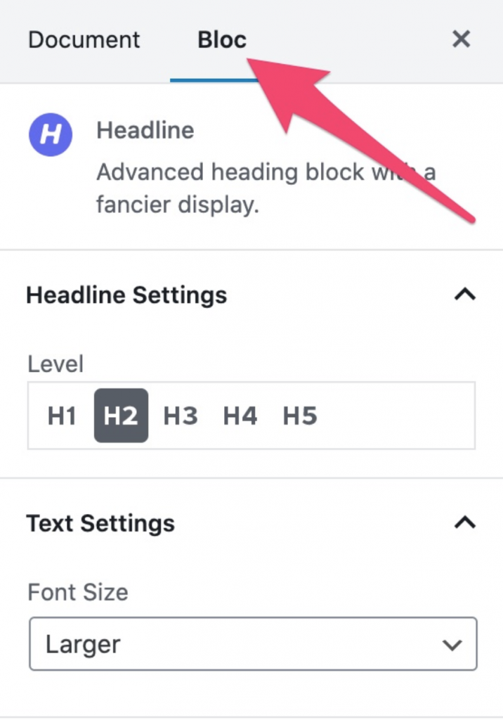 Gutenberg block customization