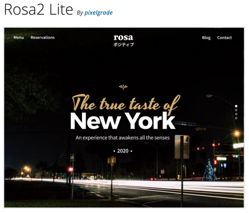 Rosa2 Lite by Pixelgrade