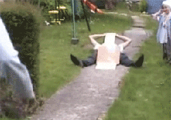 guy falls from skateboard