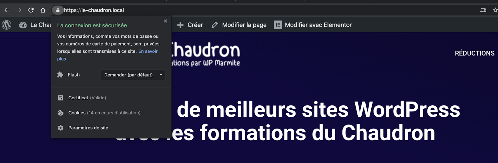 contenu sécurisé WPMarmite