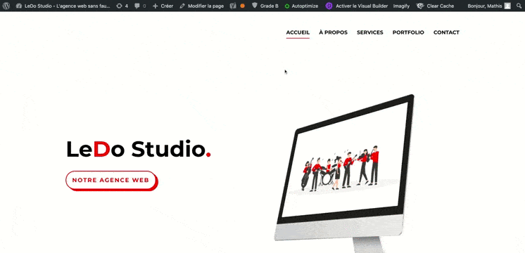 deuxieme demonstration de divi switch