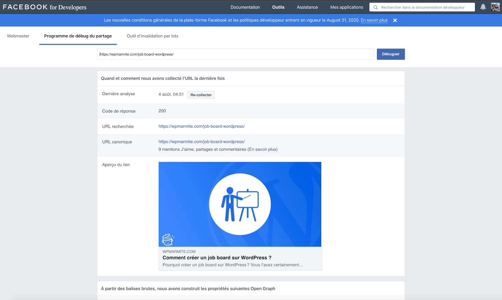 Comment vider le cache Facebook