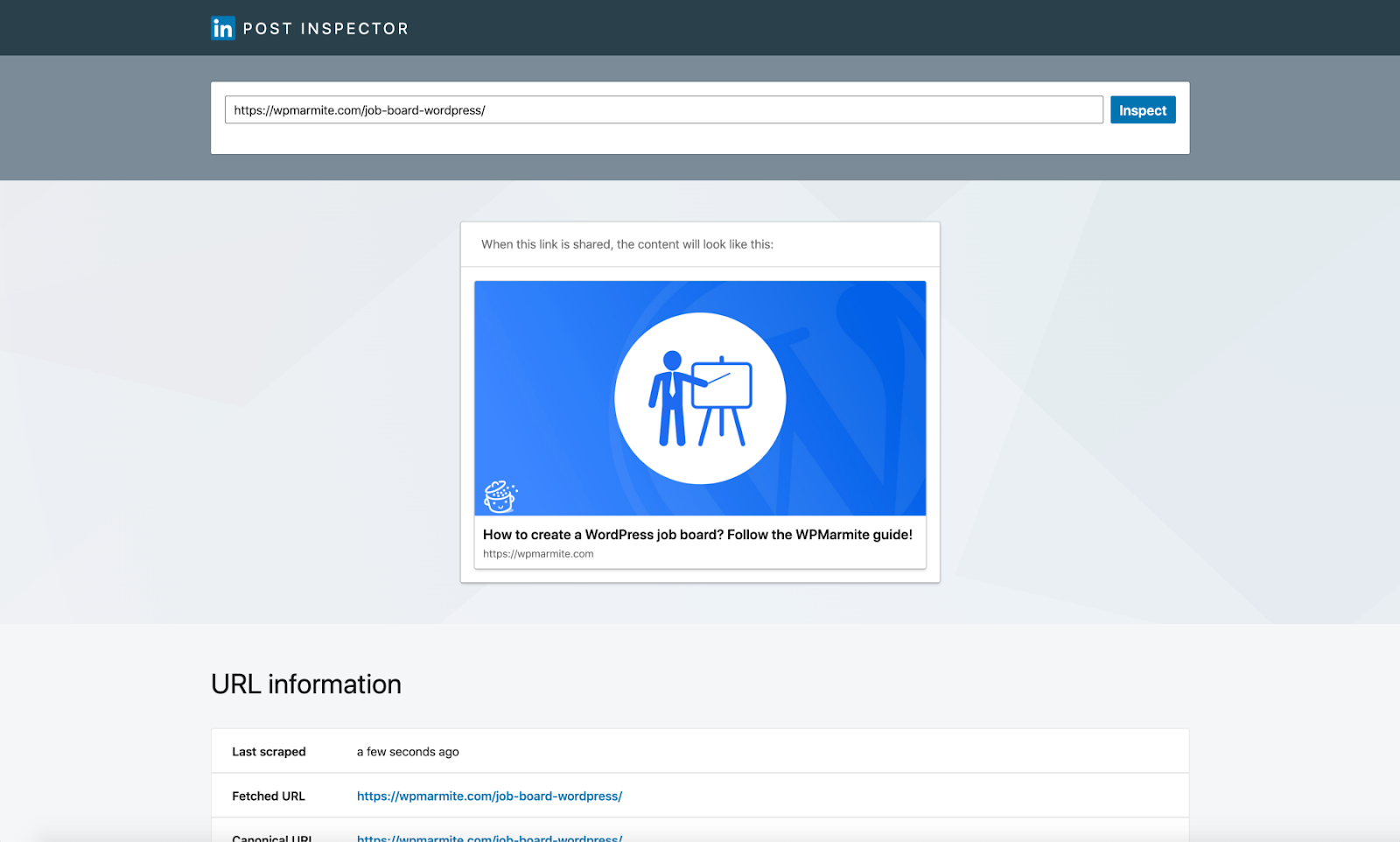 vider le cache LinkedIn