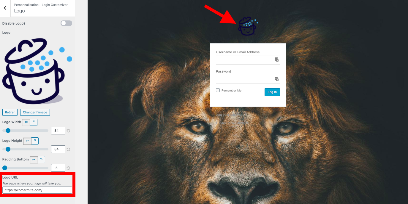 Ajoutez votre logo sur la page login WordPress