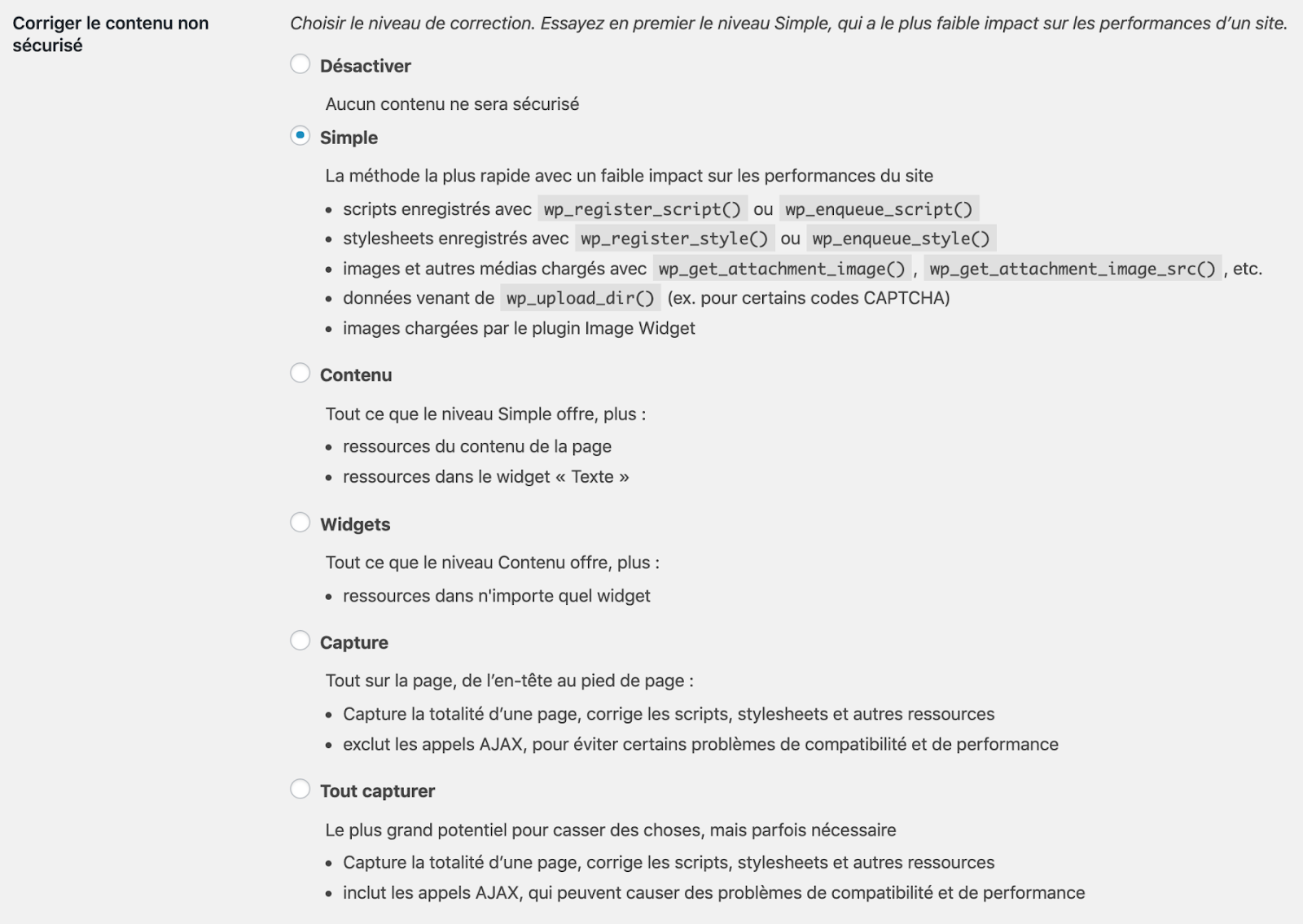 ssl insecure content options