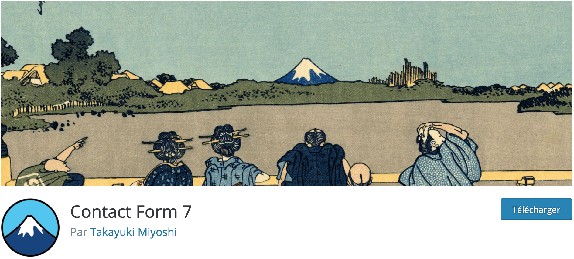 plugin Contact Form 7 sur le répertoire officiel de WordPress
