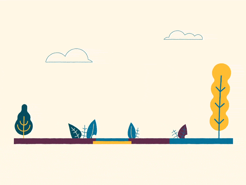 A house pops out from the ground