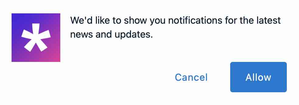 Une notification push issue du site d'Elegant Themes