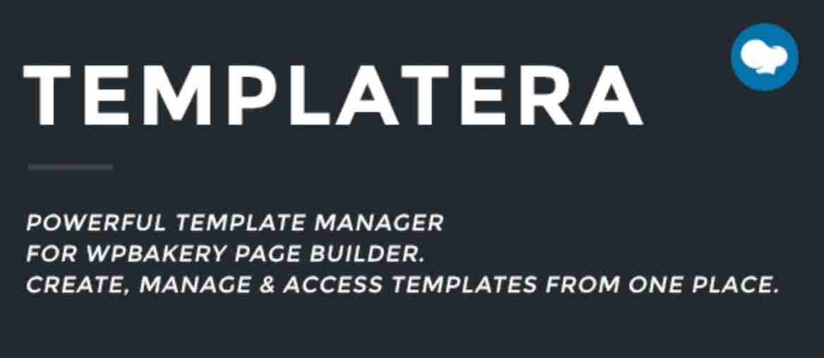 Templatera - Template Manager for WPBakery Page Builder.