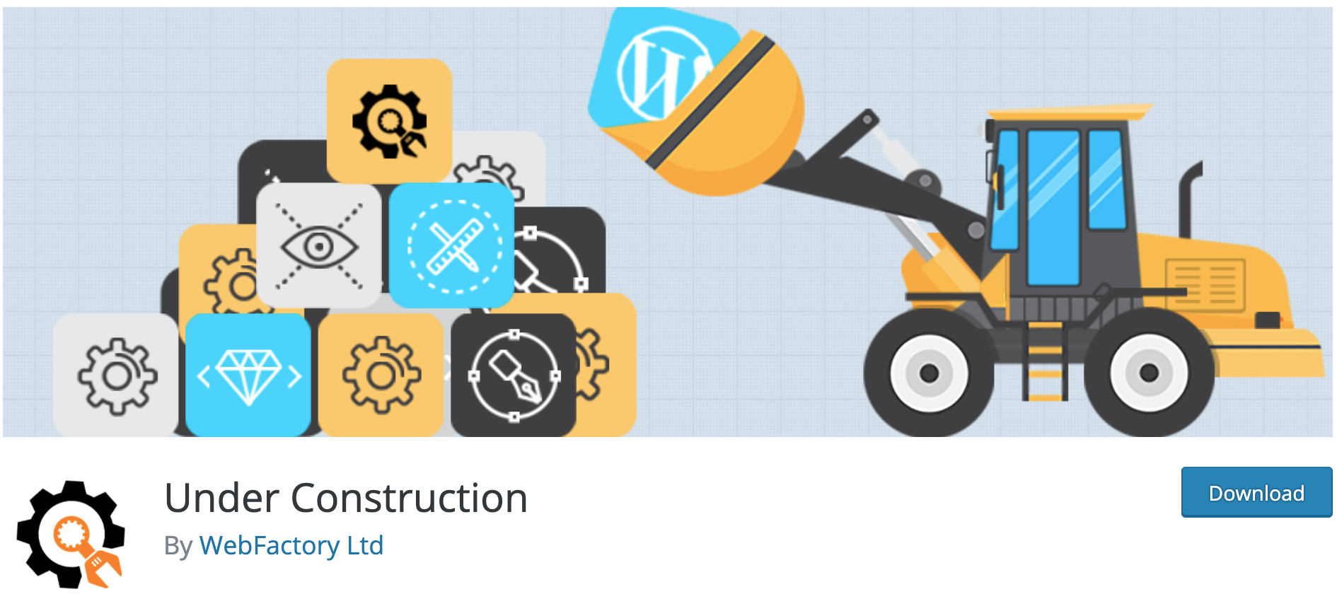 The Under Construction plugin on WordPress official directory