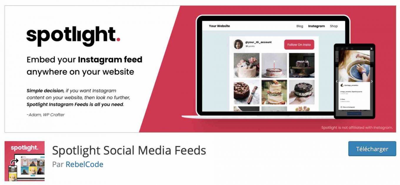 Spotlight Social Media Feeds