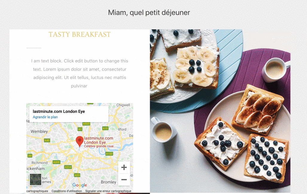 Titre animé sur Elementor.
