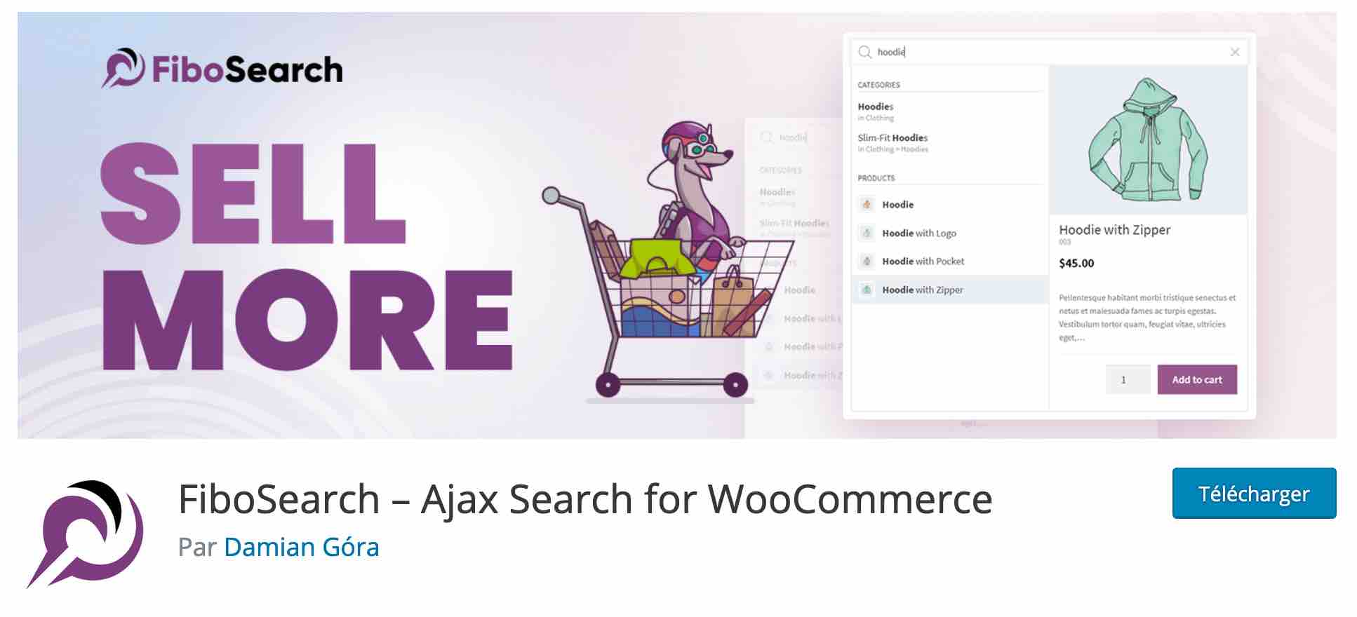 L'extension FiboSearch permet d'activer une recherche personnalisée sur WooCommerce.