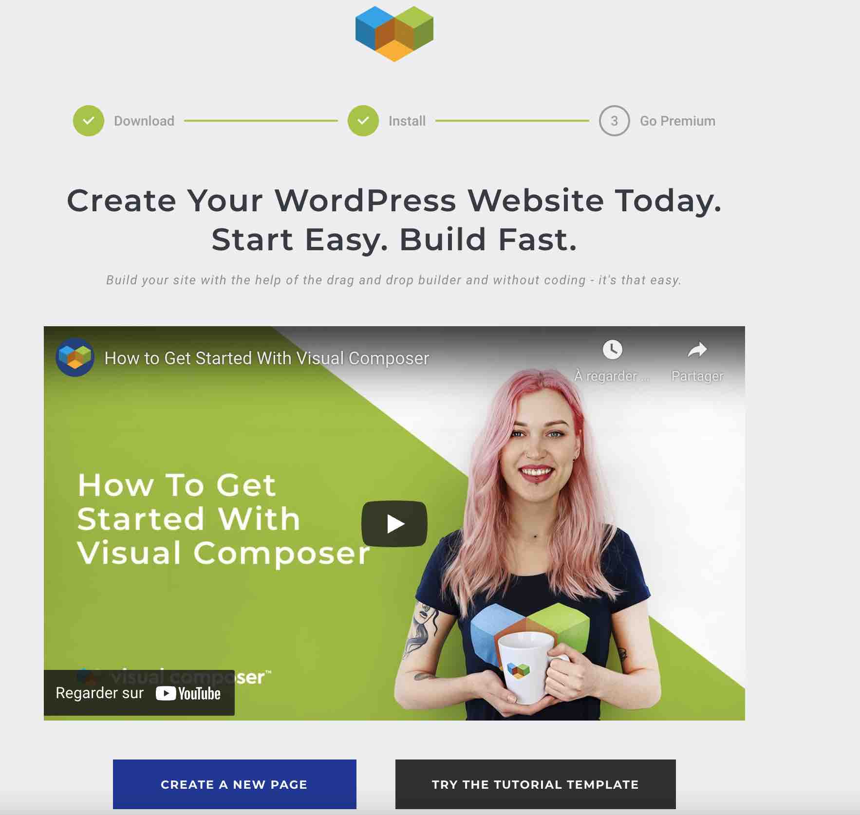 How to get started with Visual Composer.