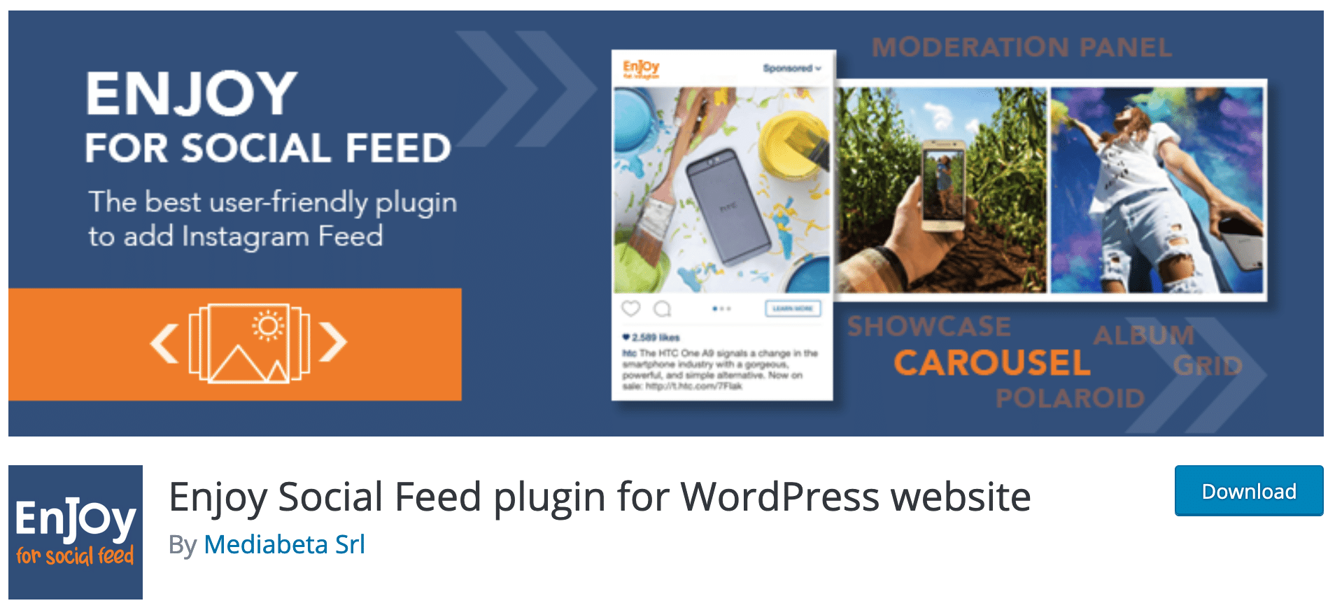 Enjoy Social Feed plugin on WordPress repository.