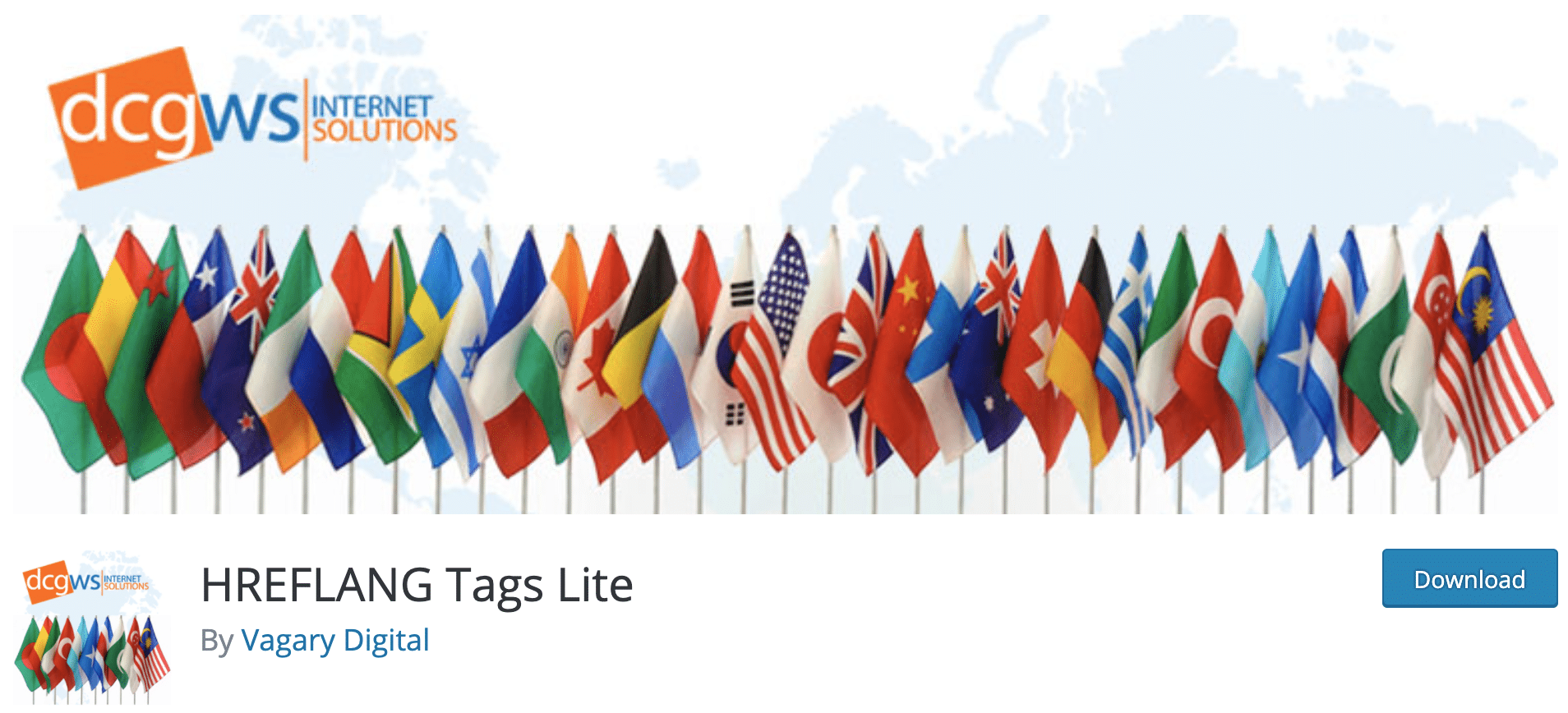 HREFLANG Tags Lite plugin to download on the official WordPress directory.