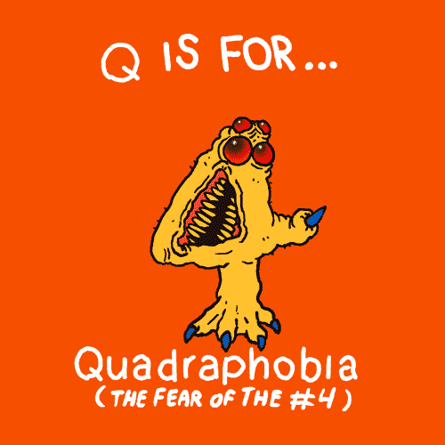 La peur du nombre quatre est appelée tétraphobie, « quadraphobia » en anglais.